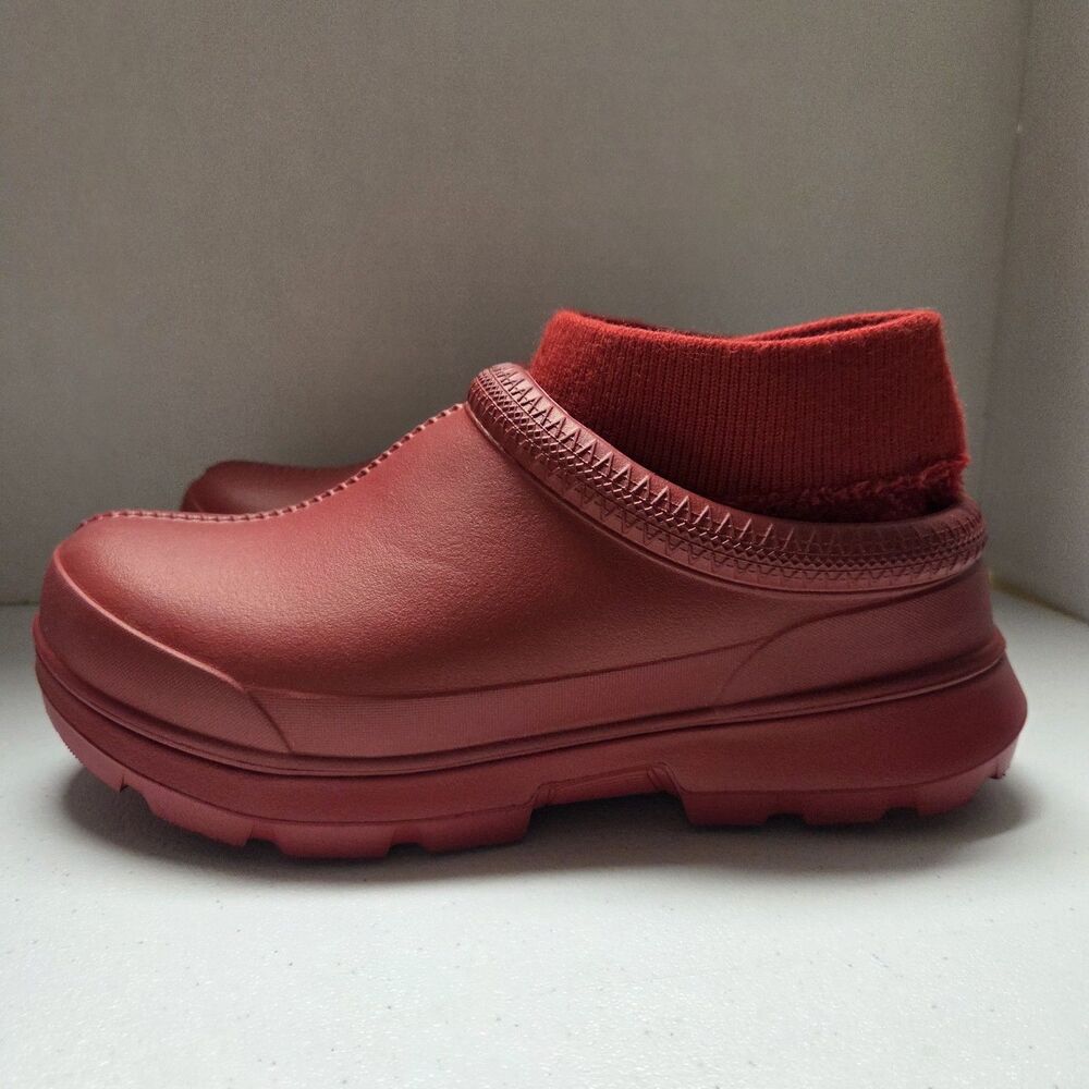 UGG Tasman X Clogs Red Size 8 D Waterproof With Sock Bootie